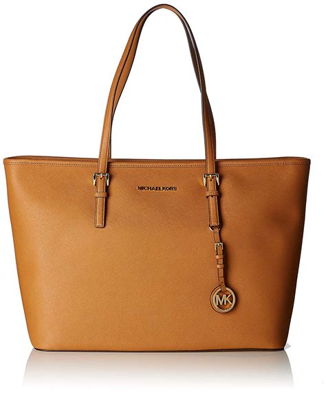 michael kors jet set saffiano leather medium travel tote|Michael Kors saffiano leather crossbody.